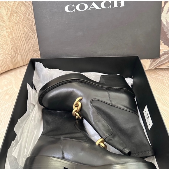Coach Kenna Leather Booties - Picture 10 of 11